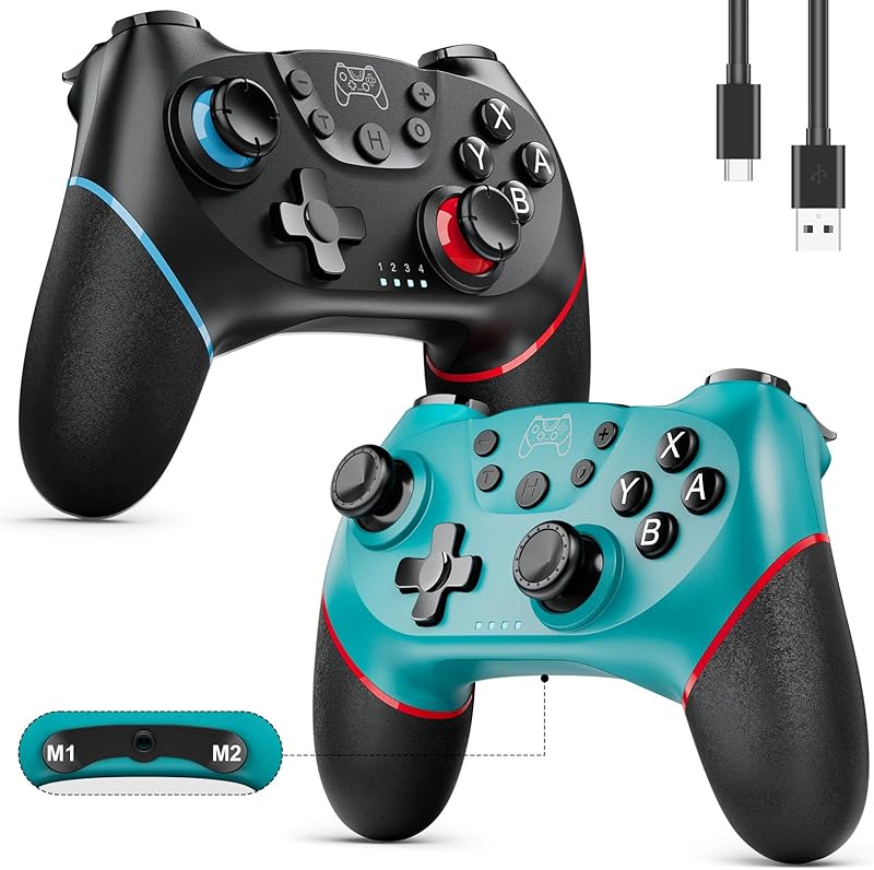 Diswoe Controllers Wireless Controller Gaming Vibration Console